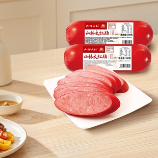 山林大红肠即食红肠300g海派老上海特色风味烤肠猪肉肠牛蒡香肠