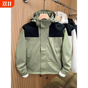 保暖防水防风外套内胆 运动情侣冲锋衣男女同款 春秋冬季 登山服新款