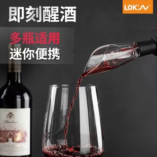 红酒快速醒酒器小型创意家用葡萄酒连通倒酒双层透气酒塞