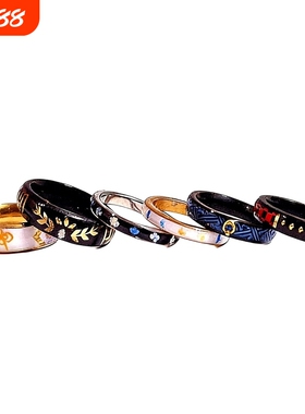 刀剑乱舞主题角色纹样无痕戒指