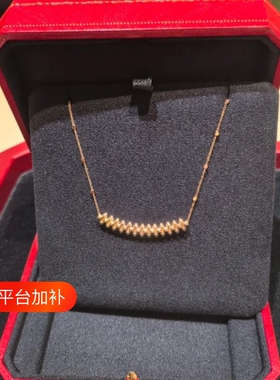 铆钉钉子项链女轻奢小众设计高级感子弹头锁骨链金色玫瑰金黄金