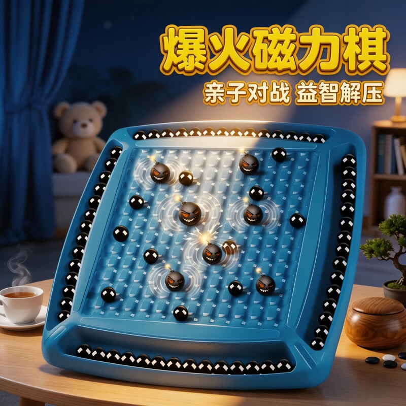 儿童磁力对战益智思维训练玩具图片