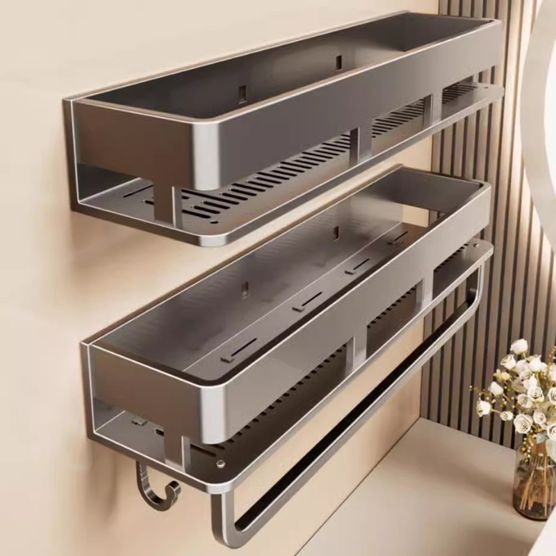 浴室置物架免打孔卫浴厕所洗漱台洗澡间墙上收纳架厨房阳台可拆卸,家装主材,浴室角架,淘宝优惠券,粉丝福利购,淘宝优惠卷