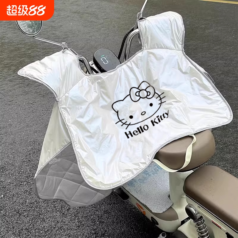 电动车挡风被夏季防晒罩隔热防水摩托车电动摩托车防紫外线通用