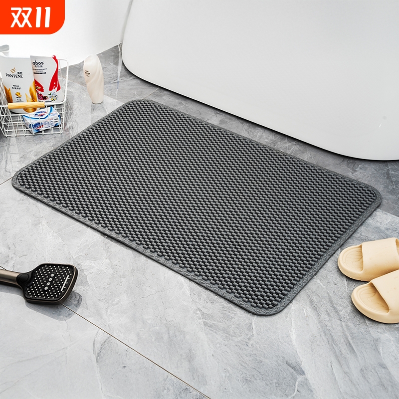 浴室防滑垫淋浴房卫生间洗澡垫子儿童防摔脚垫子环保PVC按摩地垫