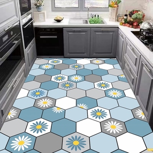 硅藻泥厨房地垫防滑防水防油耐脏专用脚垫子家用可擦免洗门口地毯