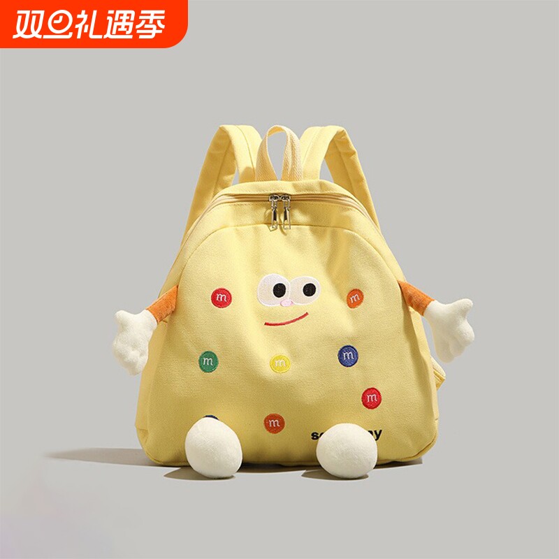 伊布古奇曲奇饼干双肩包女2025新款小学生儿童书包幼儿园轻便背包