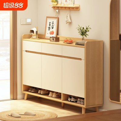 2025新款家用门口实木鞋柜