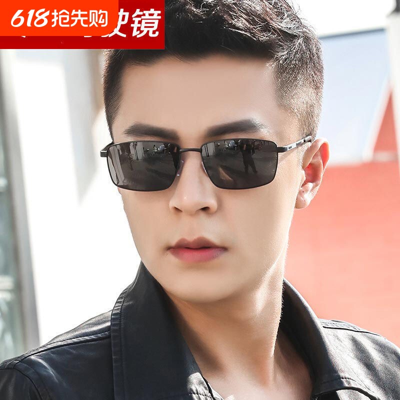 开车专用偏光太阳镜男士墨镜男款眼镜驾驶镜2026新款防紫外线变色