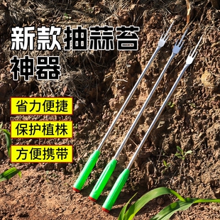 抽蒜苔剥蒜苔神器打蒜台的工具划蒜苔快速拔剔蒜薹提摘蒜苔收割刀