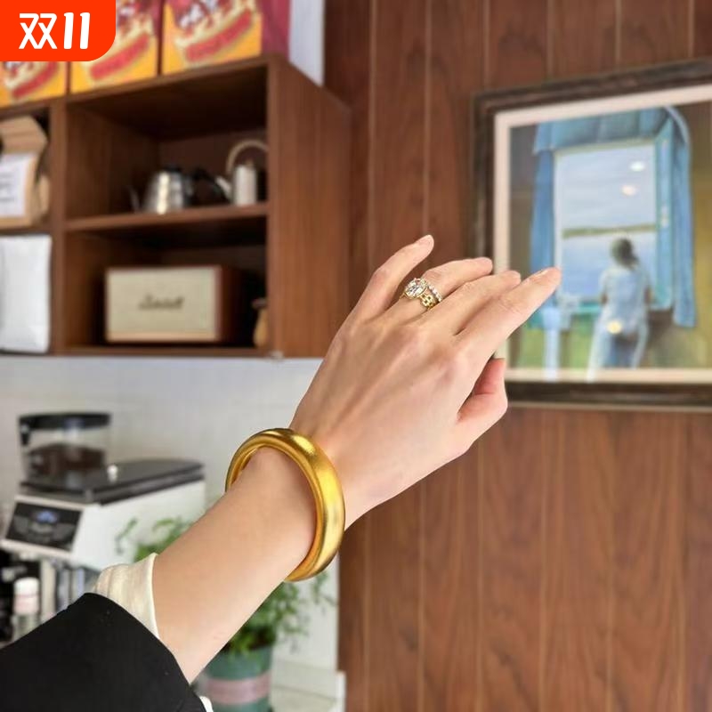 金店同款仿真越南手镯古法传承仿黄金结婚沙金手镯