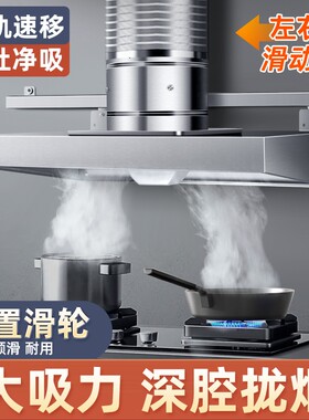 带滑轨强力排气扇顶吸式家用