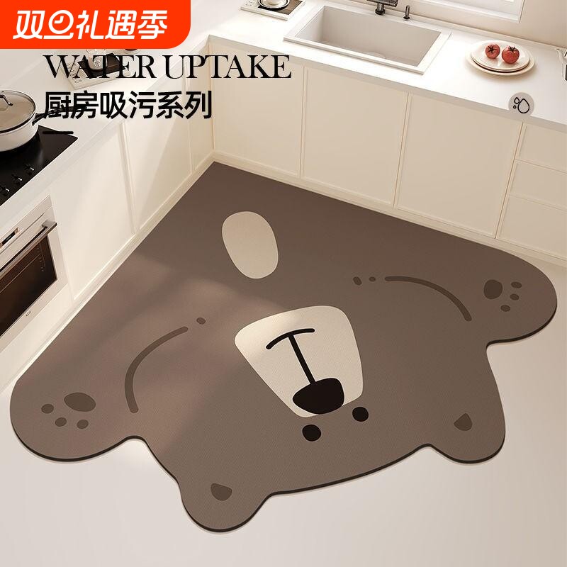 速干地垫防滑吸水可擦硅藻泥