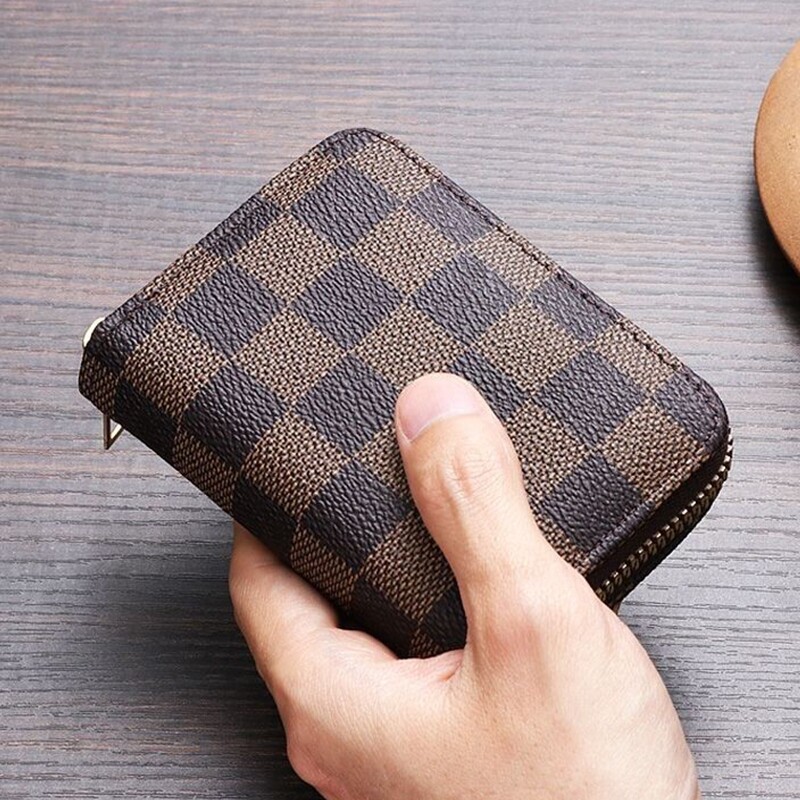 真软皮防消磁卡包证件收纳包女士多卡位大容量高档拉链驾驶证卡片