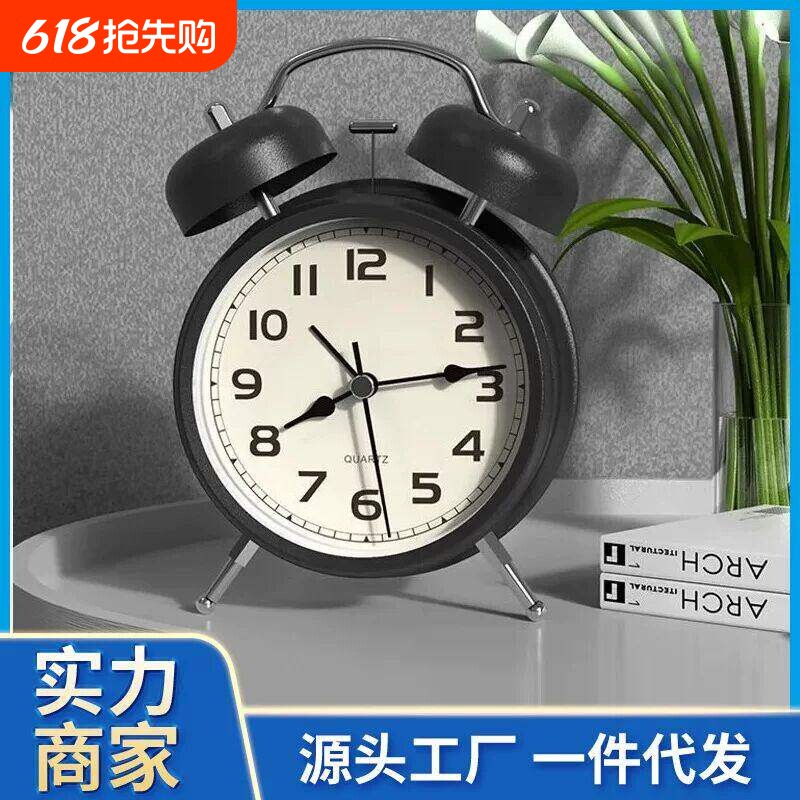 闹钟学生专用起床神器强力叫醒初中生儿童男孩女孩小2025新款时钟