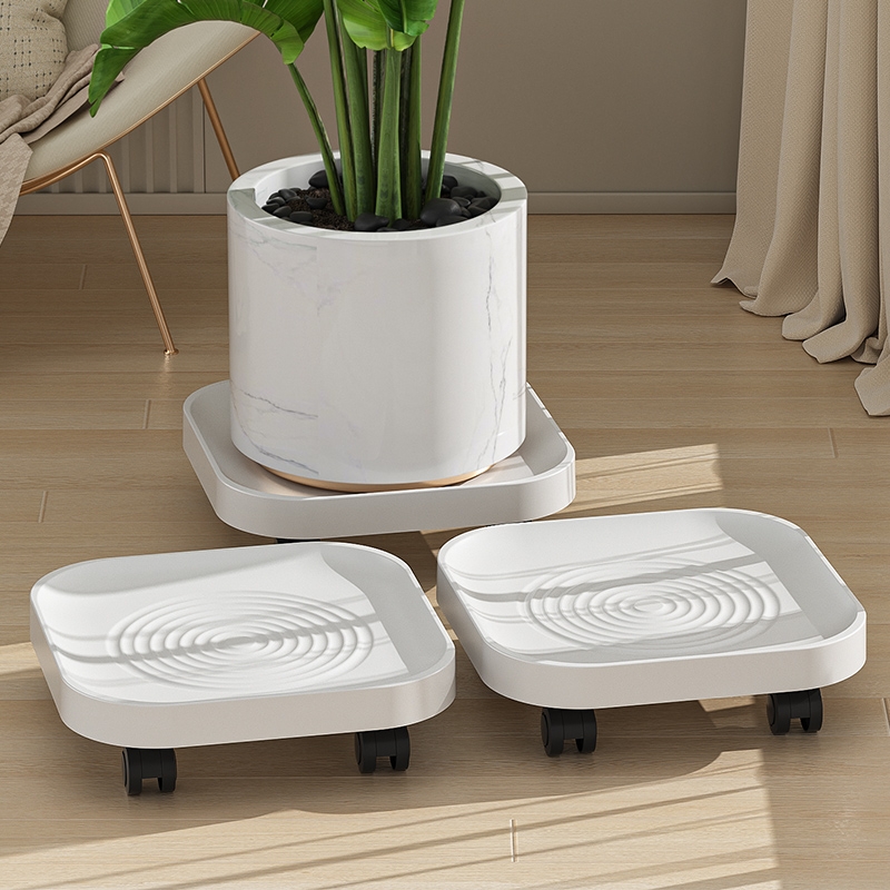 花盆托盘带轮可移动底座万向轮