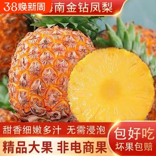 【新鲜直达】海南正宗金钻凤梨手撕凤梨应季新鲜水果大果多汁