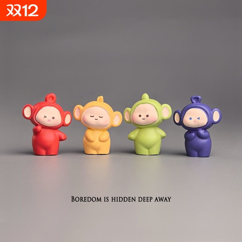 无聊了，摆几个天天宝宝陪玩可爱治愈情绪解压日式工位桌面小摆件