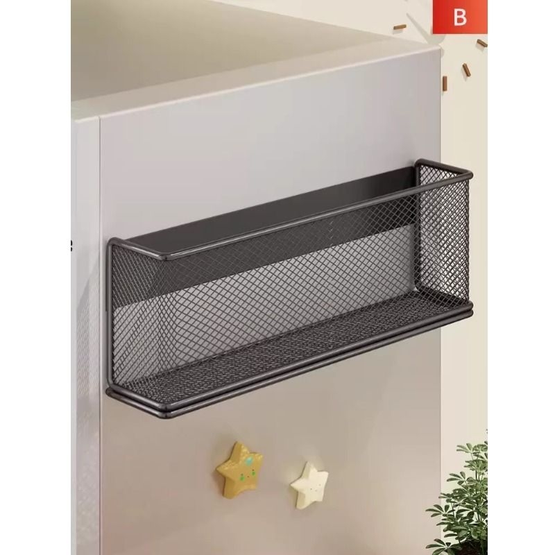 冰箱置物架磁吸免打孔收纳挂架磁铁收纳盒厨房调料盒多功能纸巾盒