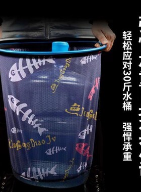 加厚铝合金抄网头大物圆