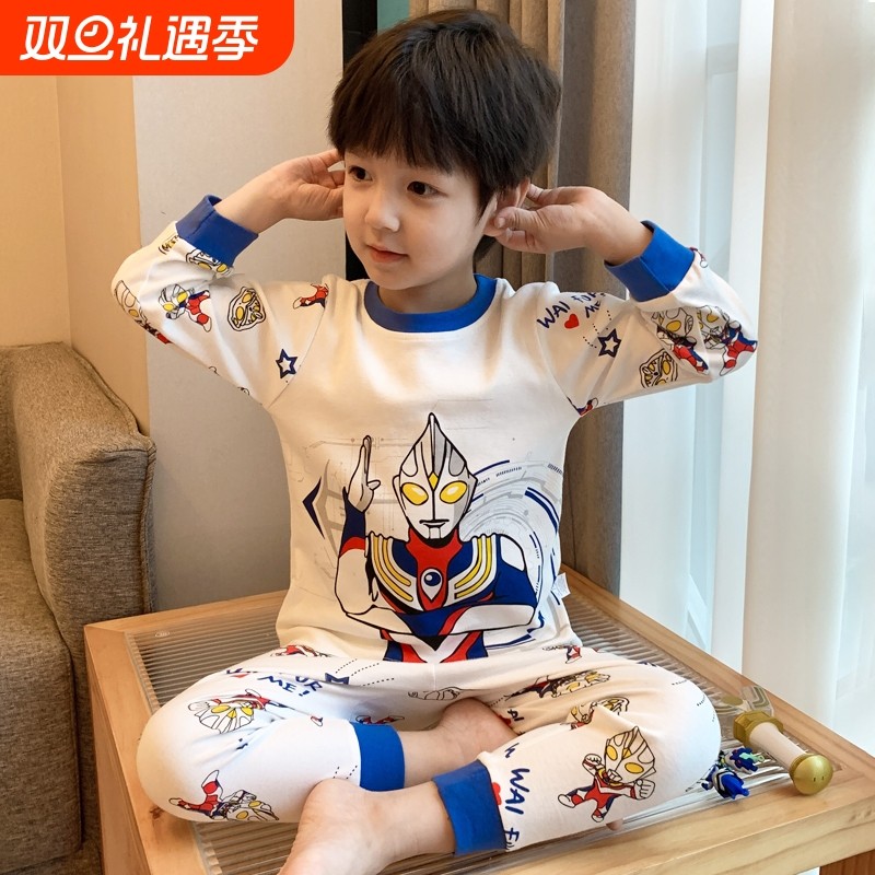 2025儿童睡衣秋衣秋裤男童套装内衣套装女童家居服宝宝秋冬季新款
