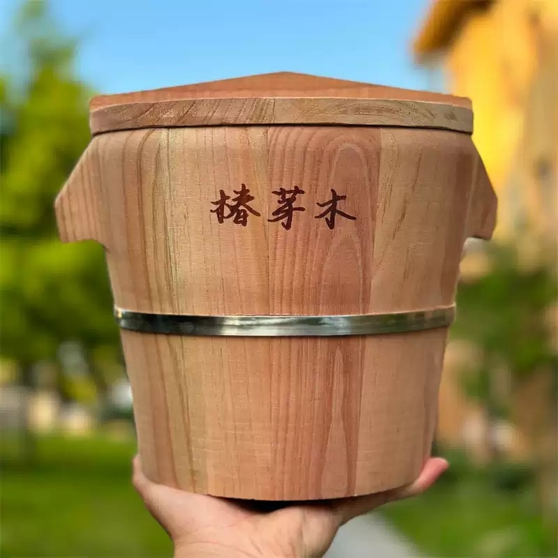 香椿木椿芽木蒸桶蒸饭木桶饭家用春芽木饭甑子蒸笼商用春天树低糖