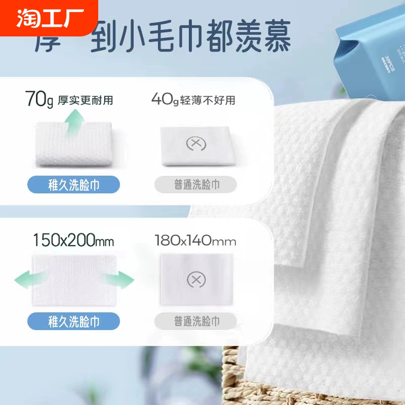 洗脸巾面巾纸纯棉洁干湿两用轻柔亲肤抽取式通用洁柔学生无菌