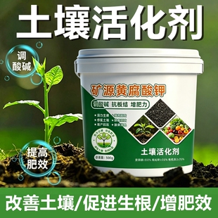 土壤活化剂板结疏松黑水肥料改良土壤松土精蔬菜免耕菌肥增加肥效
