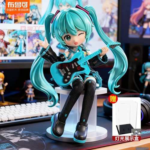 布鲁可初音未来手办积木人