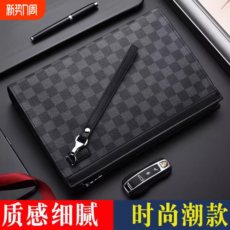 2026大容量手抓包男钱包新款男士手拿包手包男信封包休闲商务百搭