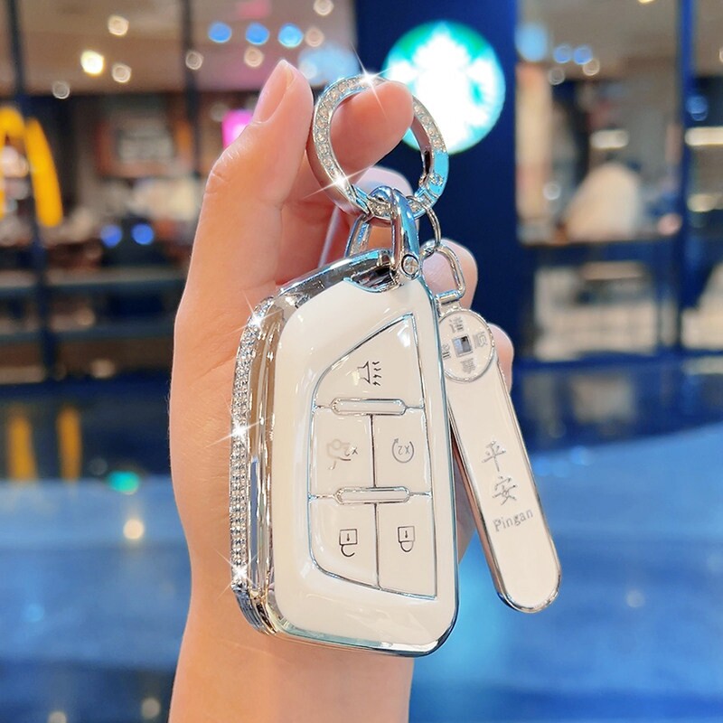 凯迪拉克新款XT5钥匙套CT5 XT4汽车扣CT6锐歌保护壳凯威德GT4全包图片