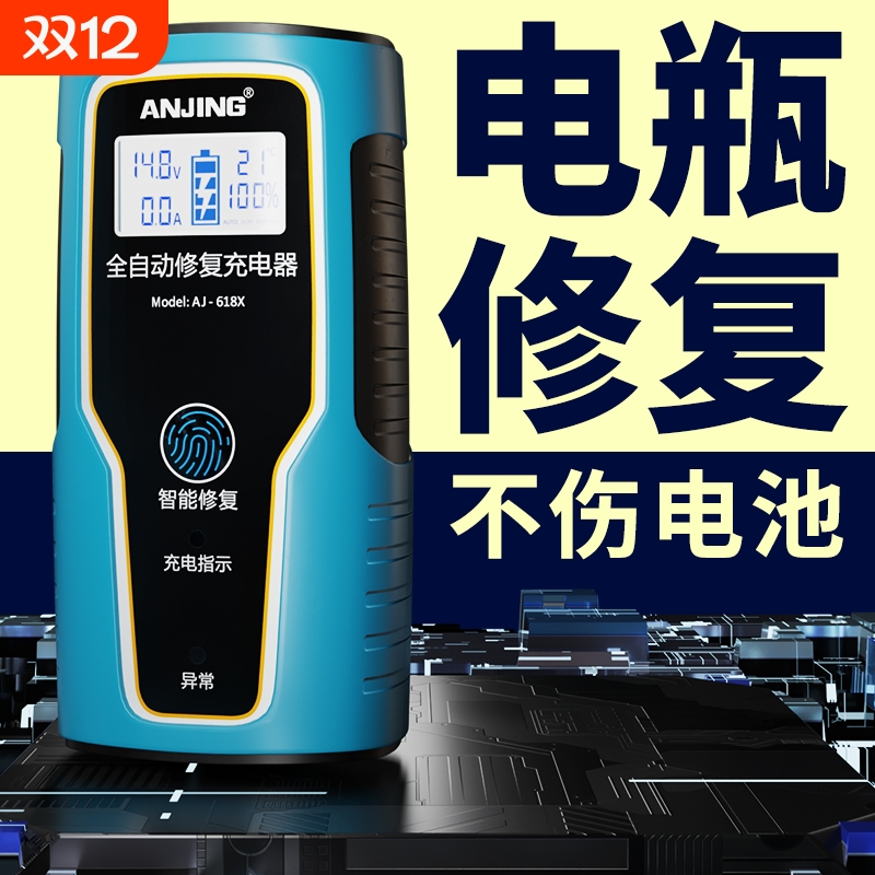 汽车电瓶充电器12V24V自动识别