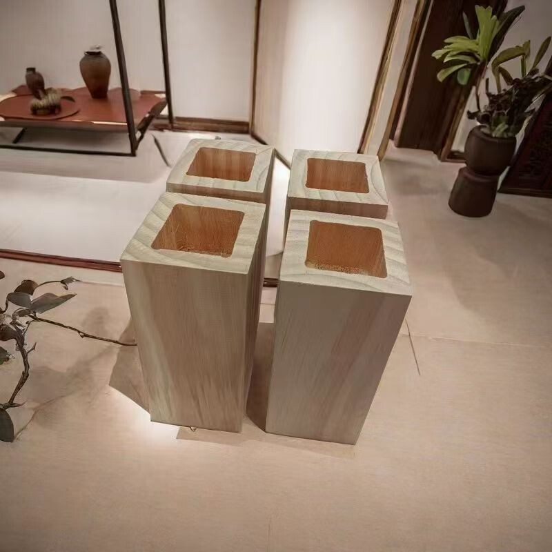 加高茶几桌腿高垫桌实木沙发脚脚增高方块婴儿床垫高实木块柜子