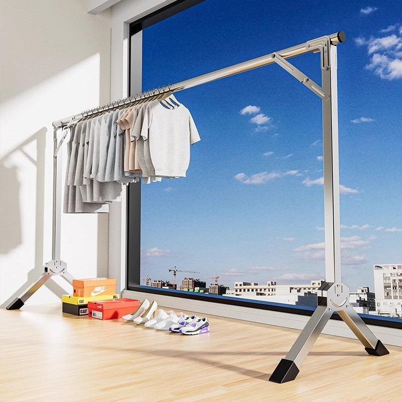 不锈钢伸缩晾衣架|超1.4万次加购