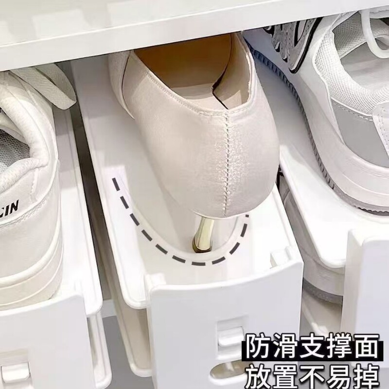 鞋子收纳神器鞋架收纳盒鞋盒鞋柜分层省空间隔板鞋箱鞋托拖鞋双层