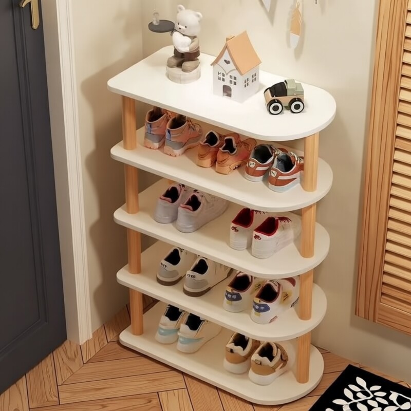 简易门口鞋架多层家用防尘入户宿舍鞋子窄收纳架小窄角落结实拖鞋