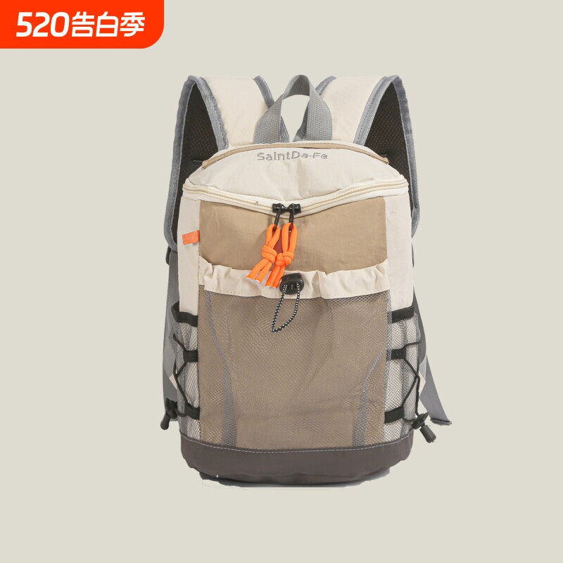 旅行户外双肩包女轻便登山包爬山大容量健身背包徒步运动书包学生
