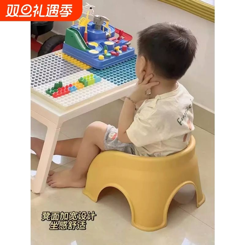 家用小凳子儿童靠背椅塑料加厚椅子客厅矮凳小板凳浴室宝宝洗澡凳