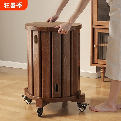 实木凳子家用可叠放板凳收纳高凳