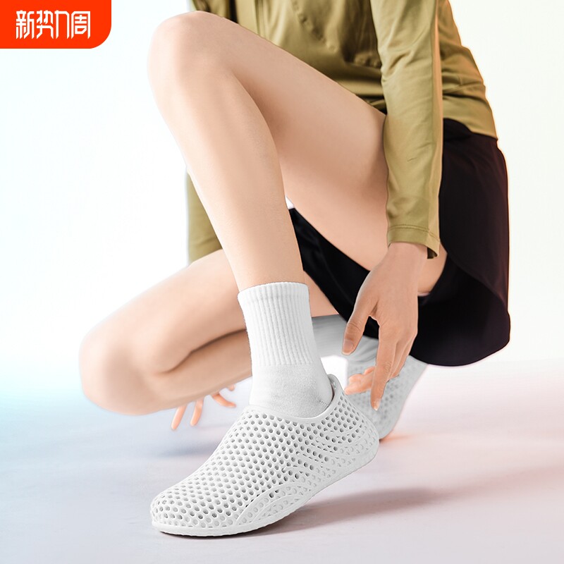 乳胶云感3D科技女士洞洞鞋包头新款旅游暴走凉鞋户外休闲女鞋防滑