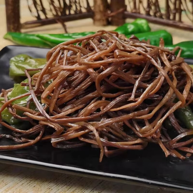 宿松物产新货特嫩干地瓜梗咸菜红薯梗干干菜地瓜秧下饭菜500g