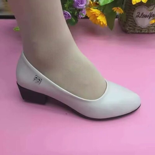 意尔康心选2026秋季女士工作鞋新款时尚百搭软底单鞋女中低跟上班