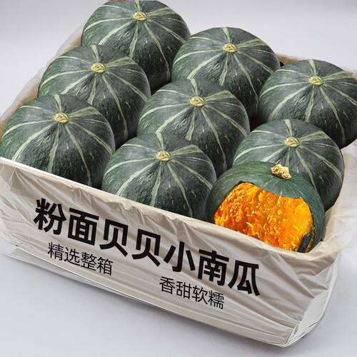 贝贝南瓜正宗板栗味正宗粉面新鲜小南瓜栗面老瓜整箱粉糯包邮