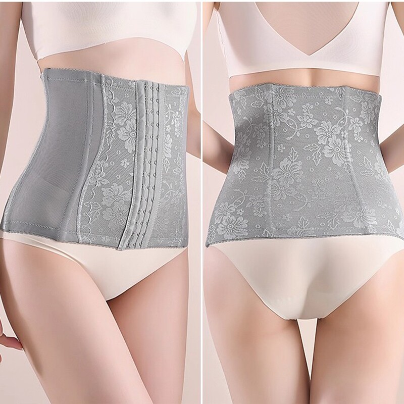 新款排扣加强版产后收腹带束腰束腹带产妇塑身衣收腰塑腰瘦腰带女