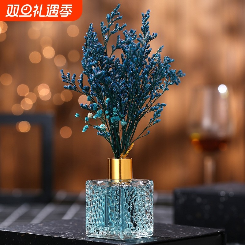 室内房间藤条无火香薰家用卧室干花套装卫生间厕所无烟精油