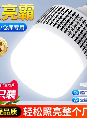 led灯泡超亮节能螺口大功率厂房工程照明灯e27家用200W球泡灯车间