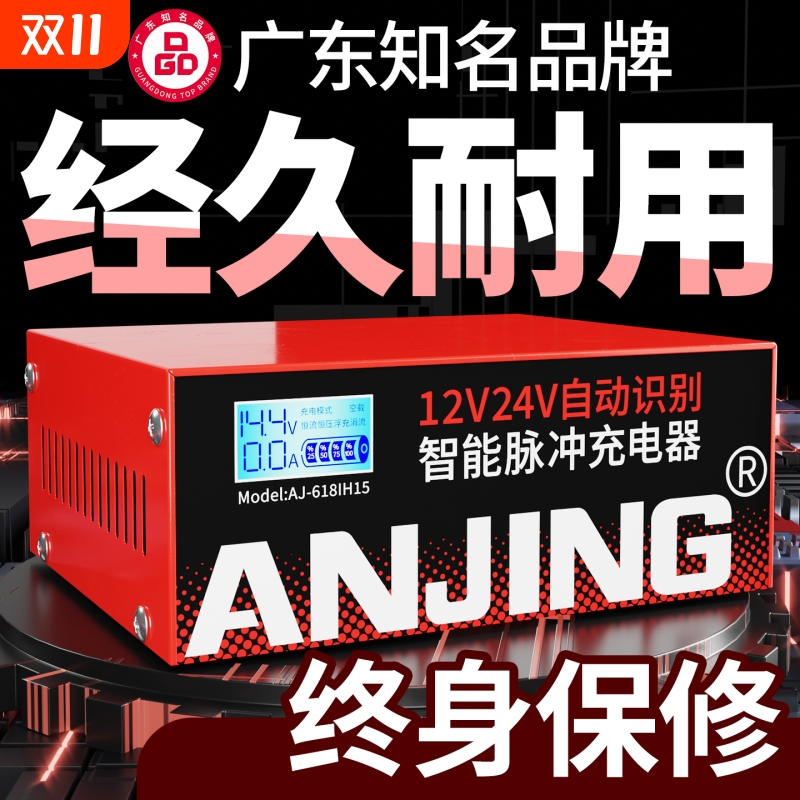 全自动智能摩托车蓄电池充电器