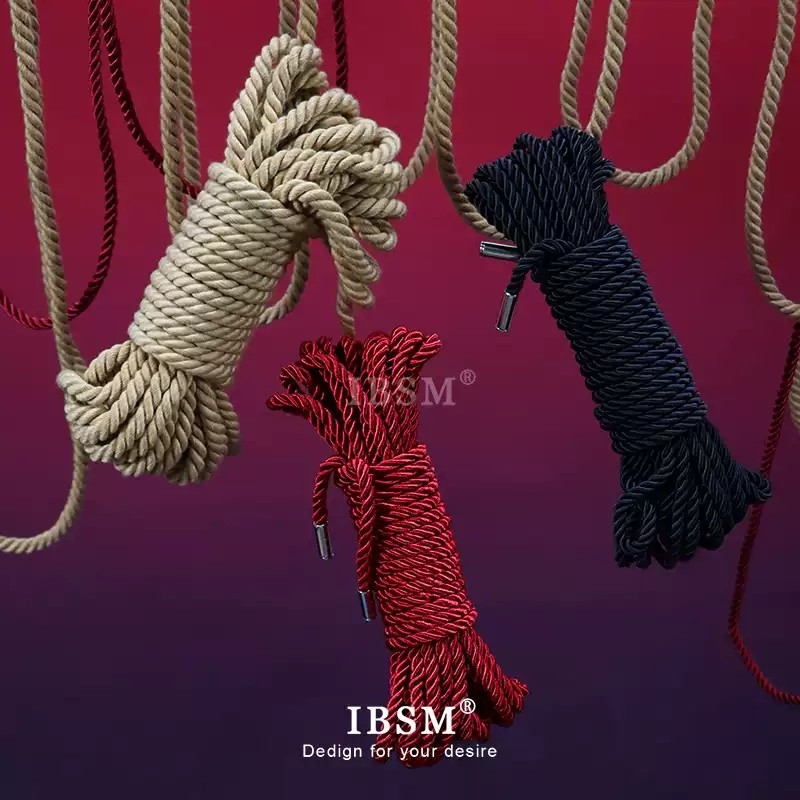 送教程绳子捆绑配方麻绳彩色丝绳日式绳艺绳缚自缚打结笼中鸟耐磨