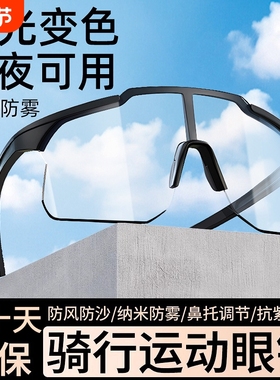 变色骑行护目镜日夜两用防风沙