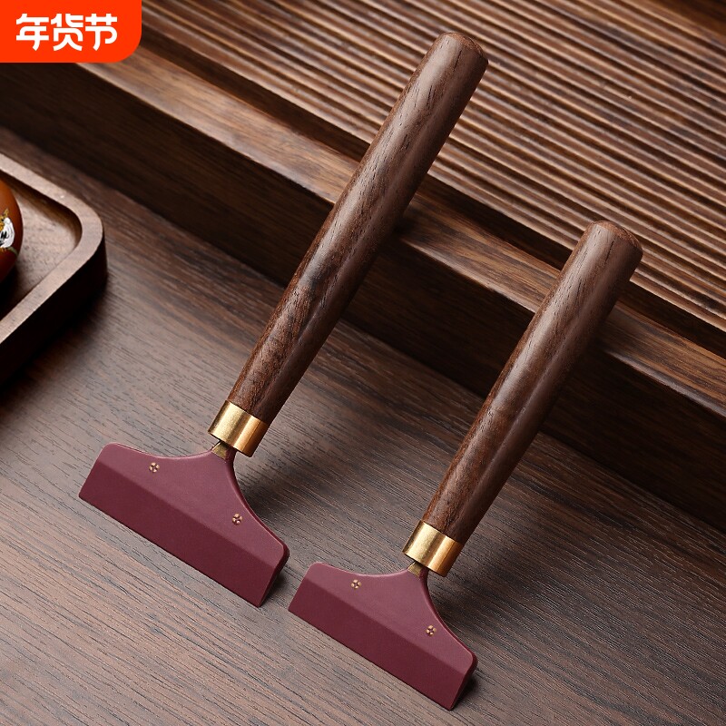 茶道茶盘刮水刷茶台刮水板茶刷子茶刮茶具配件硅胶刮水器扫水刷